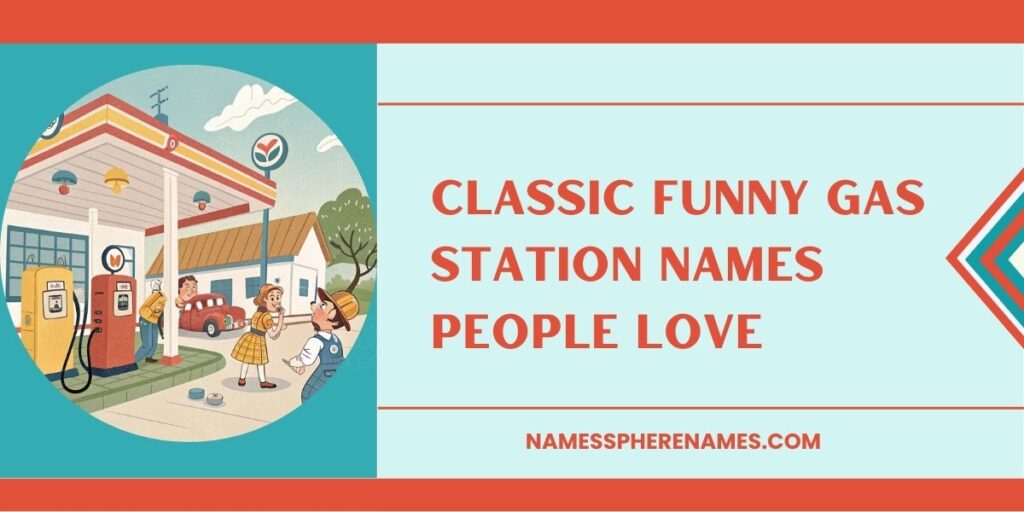 Classic Funny Gas Station Names People Love