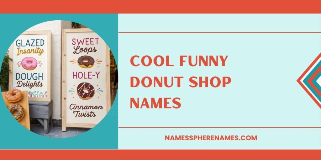 Cool Funny Donut Shop Names