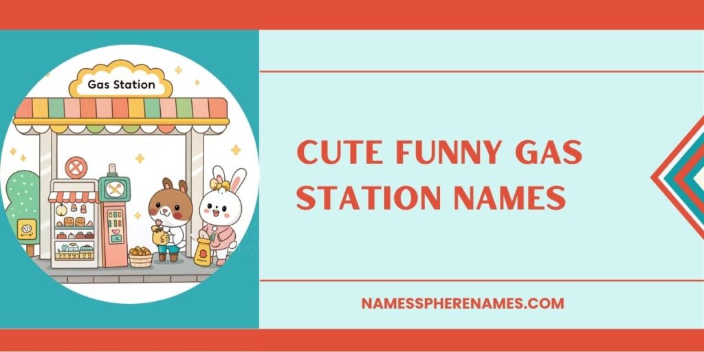 Cute Funny Gas Station Names