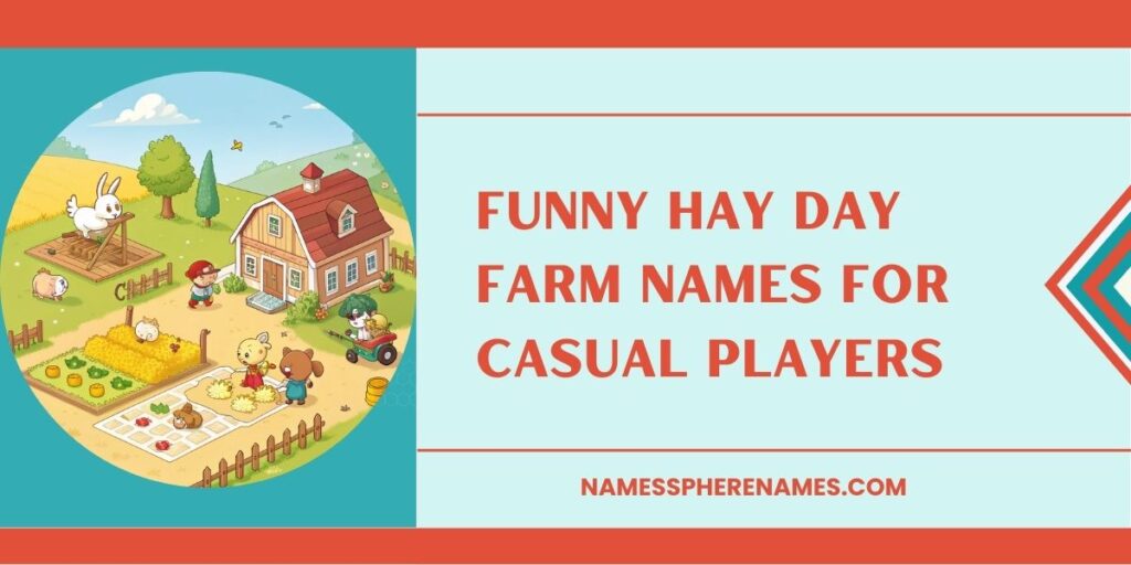 Funny Hay Day Farm Names For Casual Players