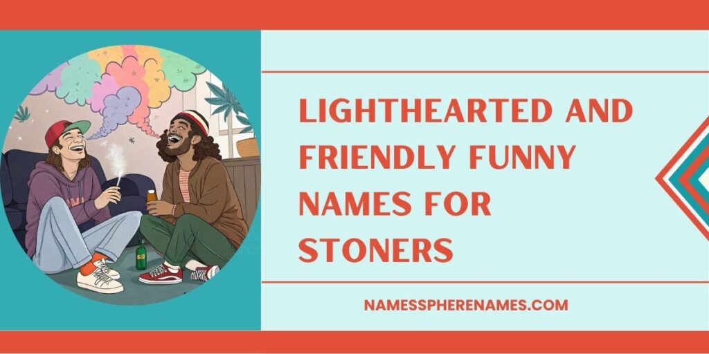 Lighthearted And Friendly Funny Names For Stoners