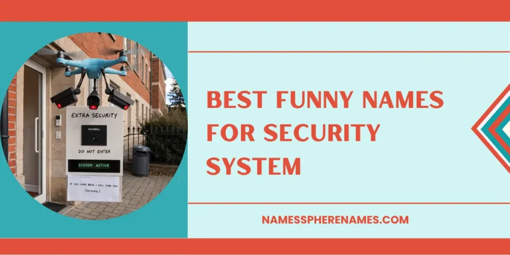 Best Funny Names For Security System