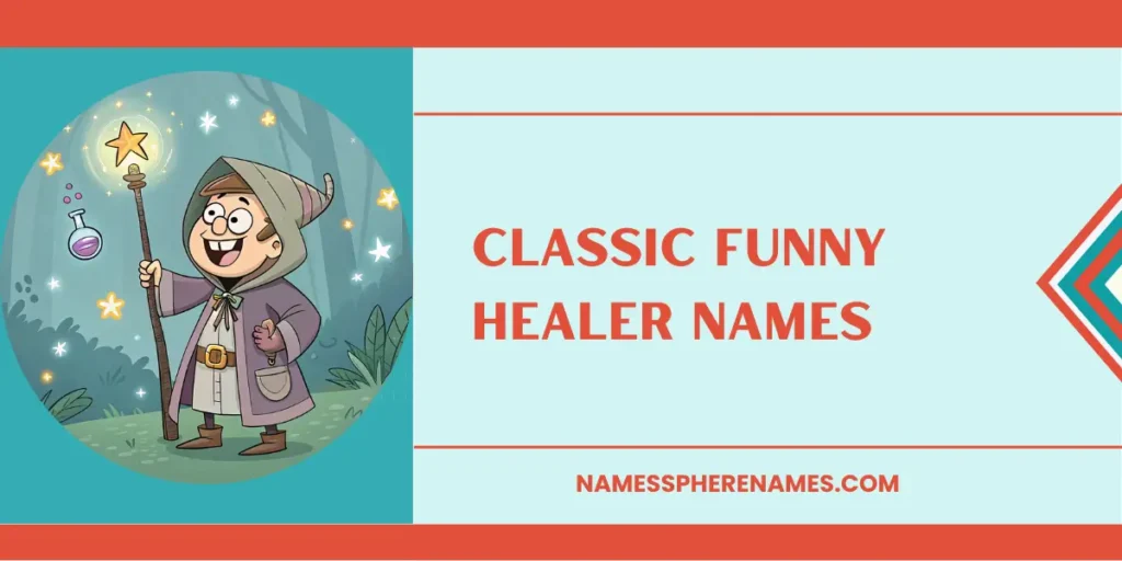 Classic Funny Healer Names