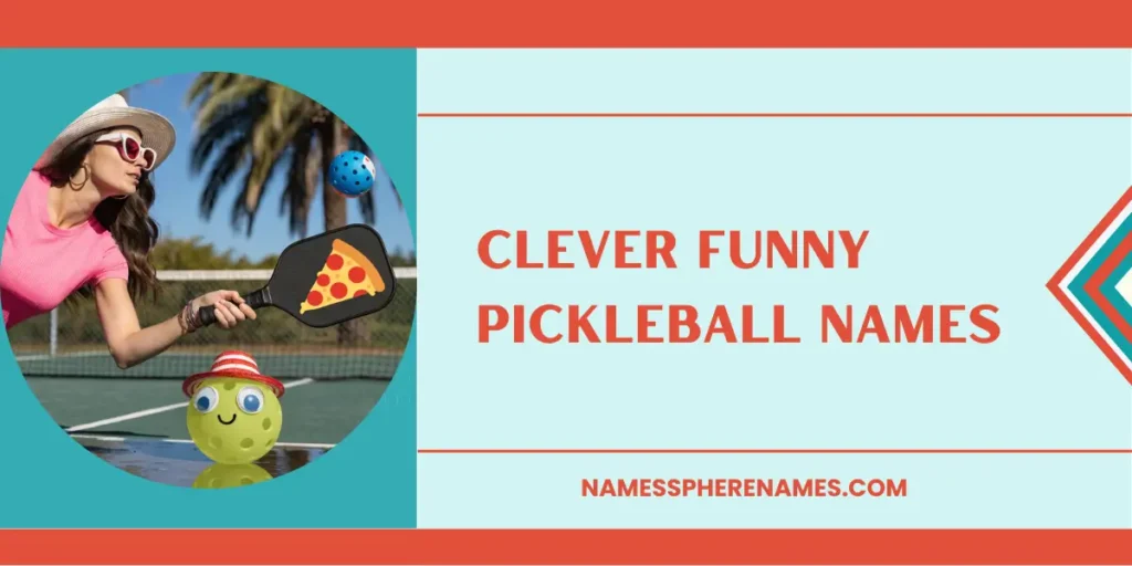 Clever Funny Pickleball Names