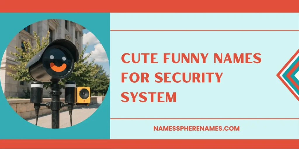 Cute Funny Names For Security System