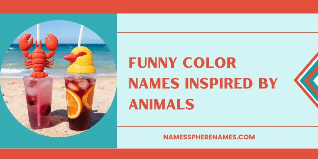 Funny Color Names Inspired By Animals