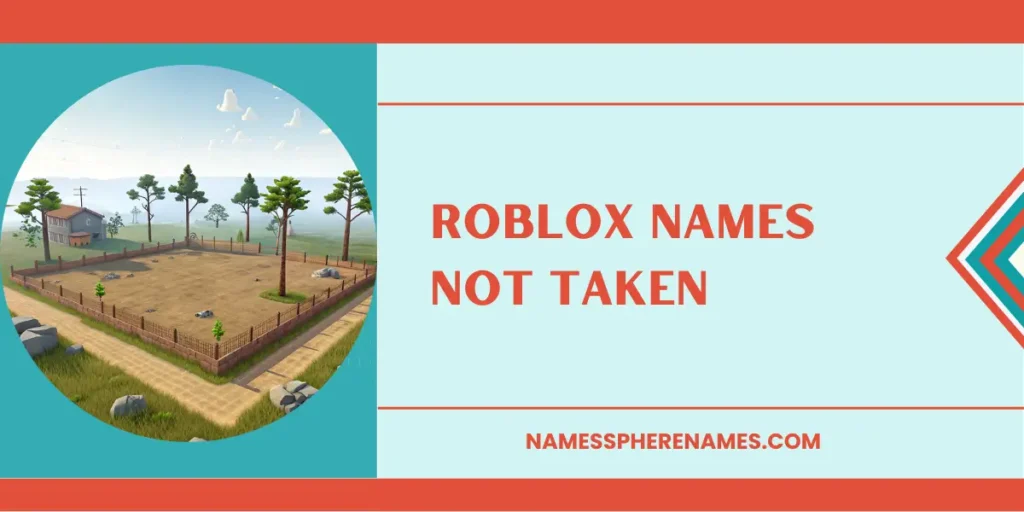 Roblox Names Not Taken