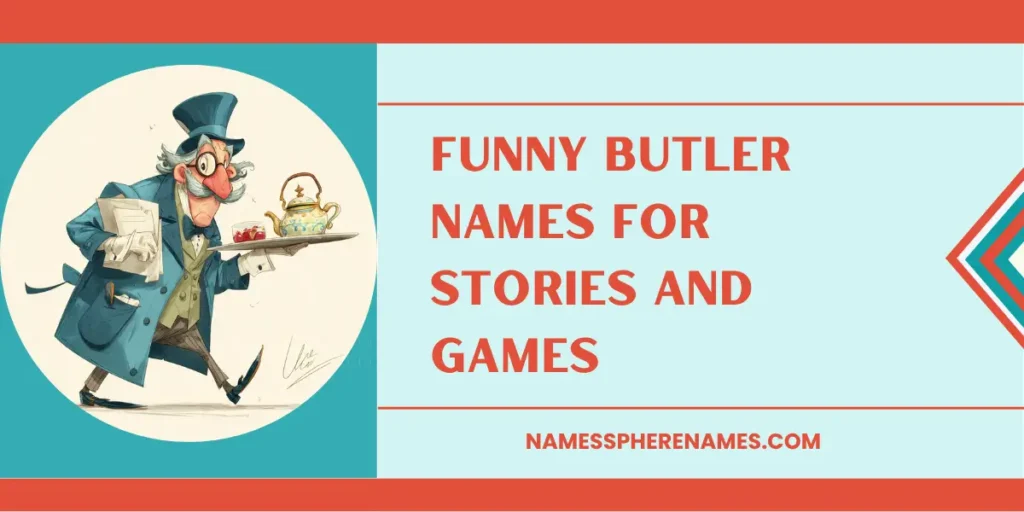 Funny Butler Names For Stories And Games
