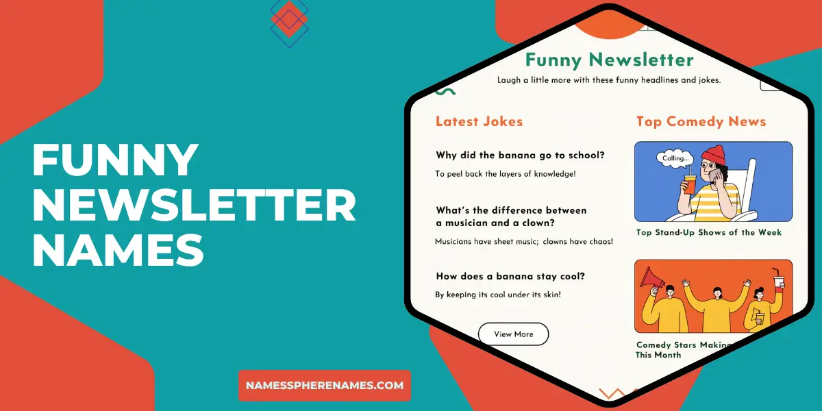 Funny Newsletter Names