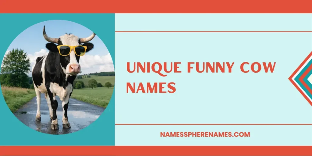 Unique Funny Cow Names