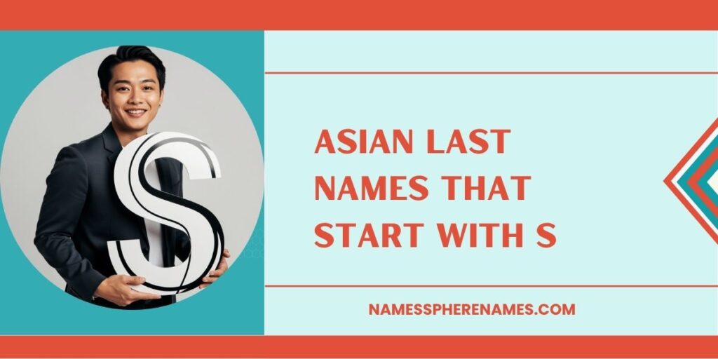 Asian Last Names That Start With S
