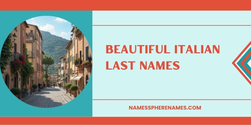 Beautiful Italian Last Names