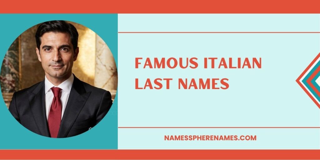 Famous Italian Last Names 