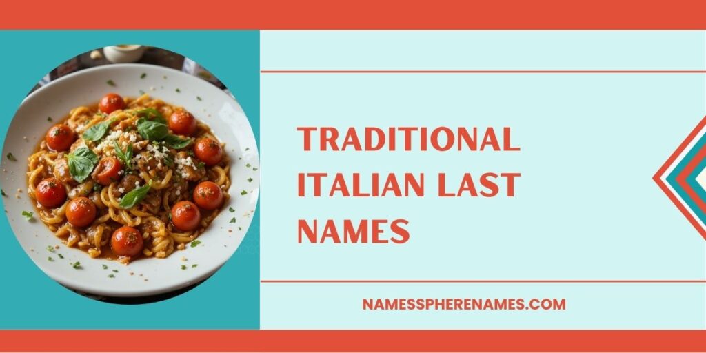 Traditional Italian Last Names