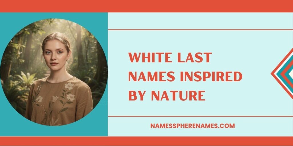 White Last Names Inspired By Nature